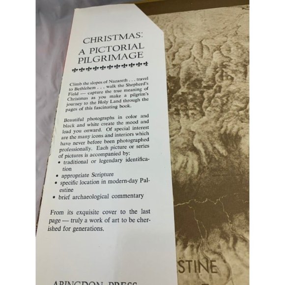 Vintage 1969 Christmas A Pictorial Pilgrimage Pierre Benoit Abingdon Press - Picture 5 of 10